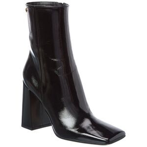 Gianvito Rossi Freeda 95 Leather Bootie, Black